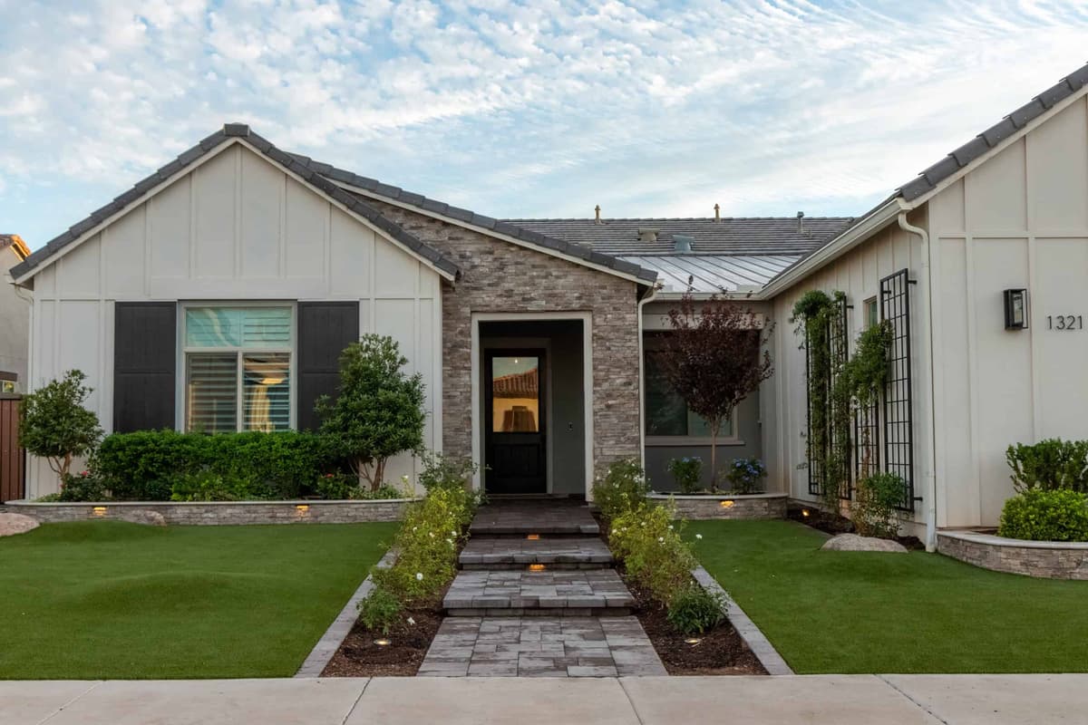 Queen Creek Native Desert Plant Landscaping Design