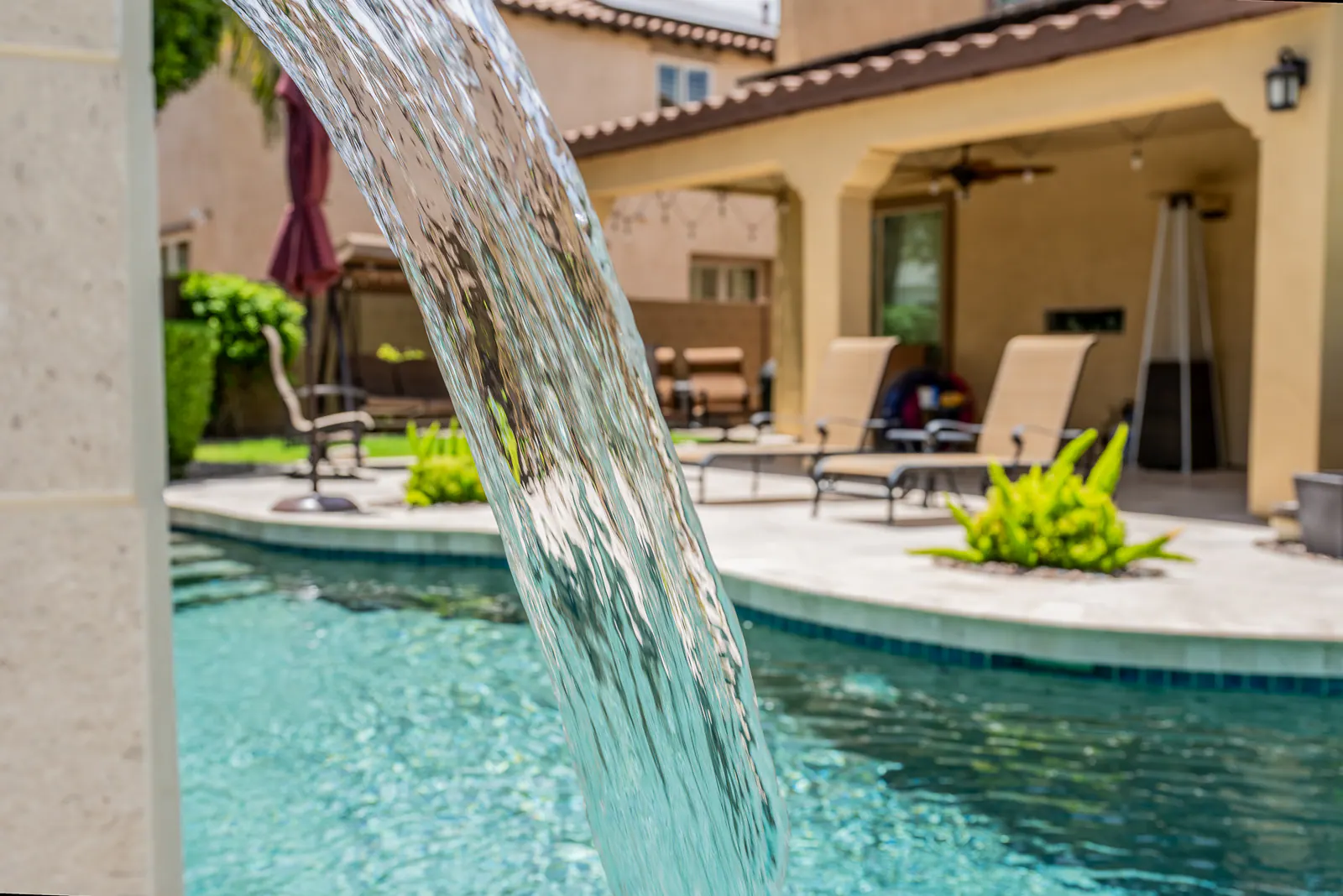 Custom Waterfall Feature